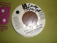 Carolyn Crawford 45 It Takes Two To Make One PHIL INTER PROMO AUTOGRAPHED