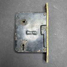 Antique 1910 Door Knob Mechanism Hardware Handle Steel Russwin UNTESTED X05