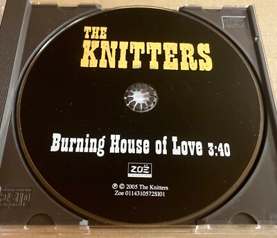 Promo CD Single The Knitters Burning House Of Love John Doe Exene