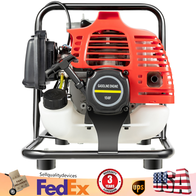 #ad 1 Inch 2HP Gas Powered Water Pump Petrol Water Transfer Pump Single Cylinder USA $122.55