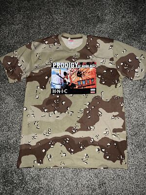 トップス SUPREME HNIC PRODIGY of MOBB DEEP TEE SUPREME HNIC PRODIGY MOBB DEEP TEE CAMO Mens Sz M | eBay
