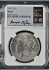 1921 S Morgan Silver Dollar  NGC MS-62