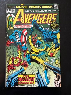 The Avengers #144 (1976) 1st APP Pasty Walker as Hellcat MVS Intact VF- 7.5