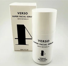 VERSO Super Facial Serum with Retinol 8 Made In Sweden 30 mL / 1 Fl Oz NIB