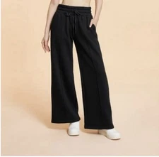 Blogilates Women's Travel Trouser High-Rise Wide Leg Sweatpants Size XL