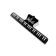 Music Sheet Clip Page Holder Black Durable Plastic Score Fixed Clips