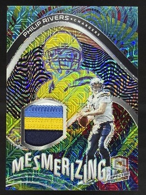 Philip Rivers 17/25 Jersey # Match 2021 Spectra Mesmerizing 4 Color Patch Worn