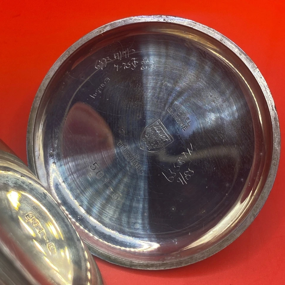 Vintage TISSOT ‘Antimagnetique’ Pocket Watch RUNNING PERFECT 1900-1940 RARE - image 3 of 4