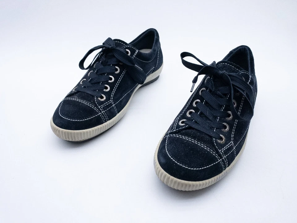 Legero Tanaro Sneaker Chaussure Sport Basse Cuir Bleu Gr. 38,5 EU 40741-30 - Photo 1/4