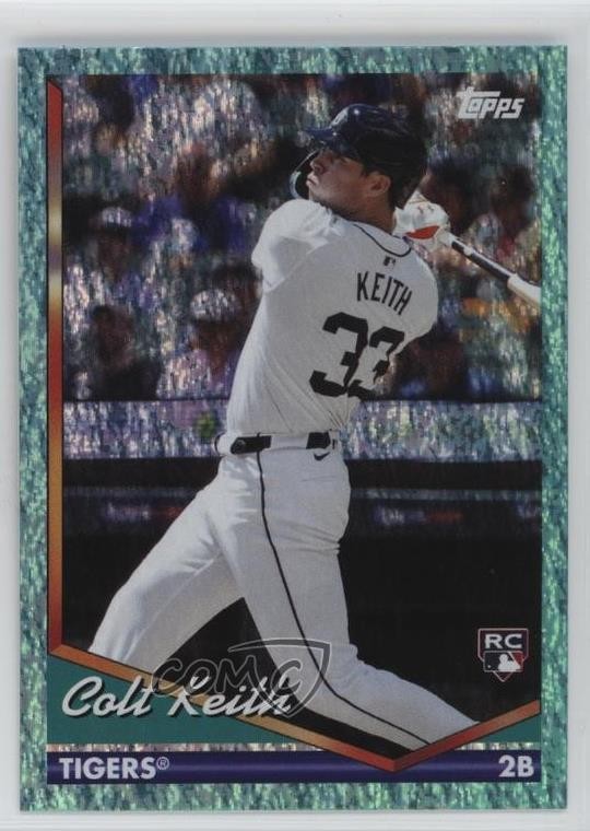 2024 Topps Archives 1994 Topps Aqua Sparkle Foilboard /75 Colt Keith #272 gh4