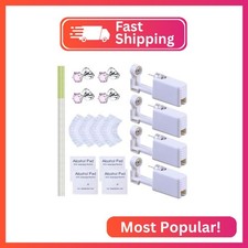 20 Pcs Ear Piercing Kit, Disposable Ear Piercing Gun Kit with 4 Pcs Self Piercin