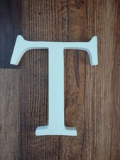 Pottery Barn Kids White Capital Letter Uppercase Initial "T"  NEW