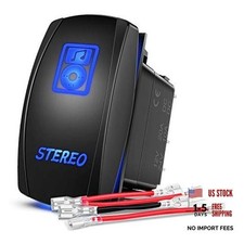 LED Light Bar Rocker Switch Stereo Rocker Switch 5 Pin Laser On/Off Switch