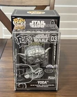 Funko Pop! STARWARS Exclusive Die-Cast Yoda w Lightsaber #03 METALLIC CHASE