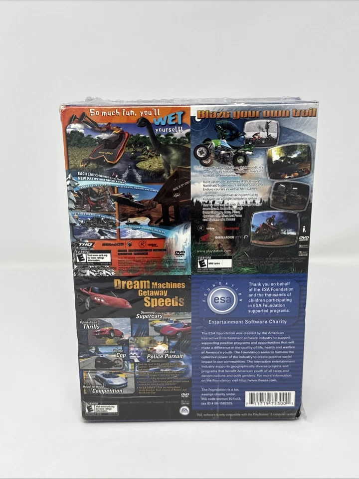 ESA Foundation Compilation PS2 Need For Speed 2 RARE Big Box Sealed - READ - Image 2 of 4