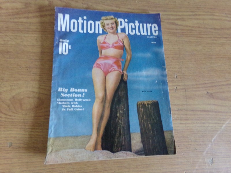 JUNE 1949 MOTION PICTURE MAGAZINE BETTY GRABLE