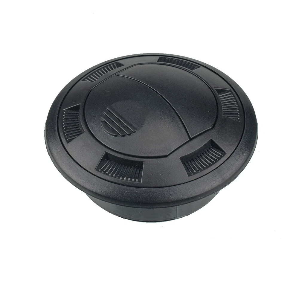 2X Universal 75mm RV Bus Car Boat Yacht A/C Air Conditioning Outlet Vent Black Foto 4 de 4