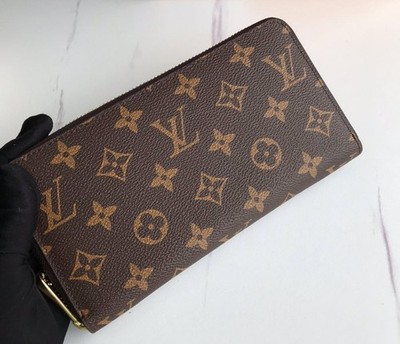 LOUIS VUITTON MONOGRAM ZIPPY WALLET ZIP AROUND LONG PURSE BROWN - Ships Now