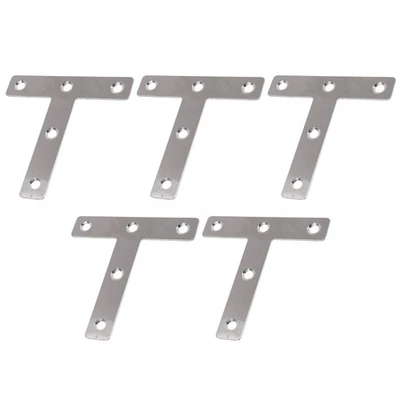 (R)5 Stueck Edelstahl Winkelblech-Ecke-Code T-Regalboeden 40 x 40 mm L3J95829 - Bild 1 von 3
