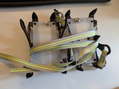 Edelrid 6 Point Grödel  leicht mit Riemenbindung für jeden Schuh einstellbar