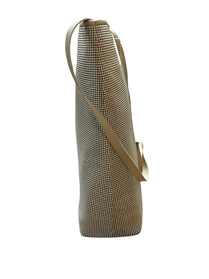 Bolso de Mano Whiting & Davis Nuevo con Etiquetas Malla Plateada Correa para el Hombro Extraíble Foto 3 de 4
