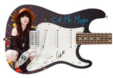 Carly Rae Jepson Call Me Maybe Signed 1/1 Custom Graphics Guitar ACOA