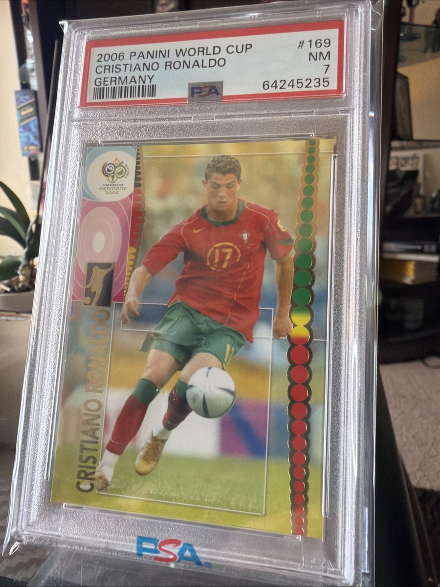 2006 Panini FIFA World Cup Germany - Cristiano Ronaldo #169 PSA 7