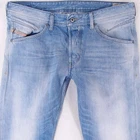 Mens Diesel BELTHER 0827F Slim Straight Blue Jeans W38 L34