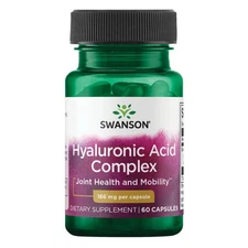 Swanson Hyaluronic Acid Complex 166 mg 60 Capsules