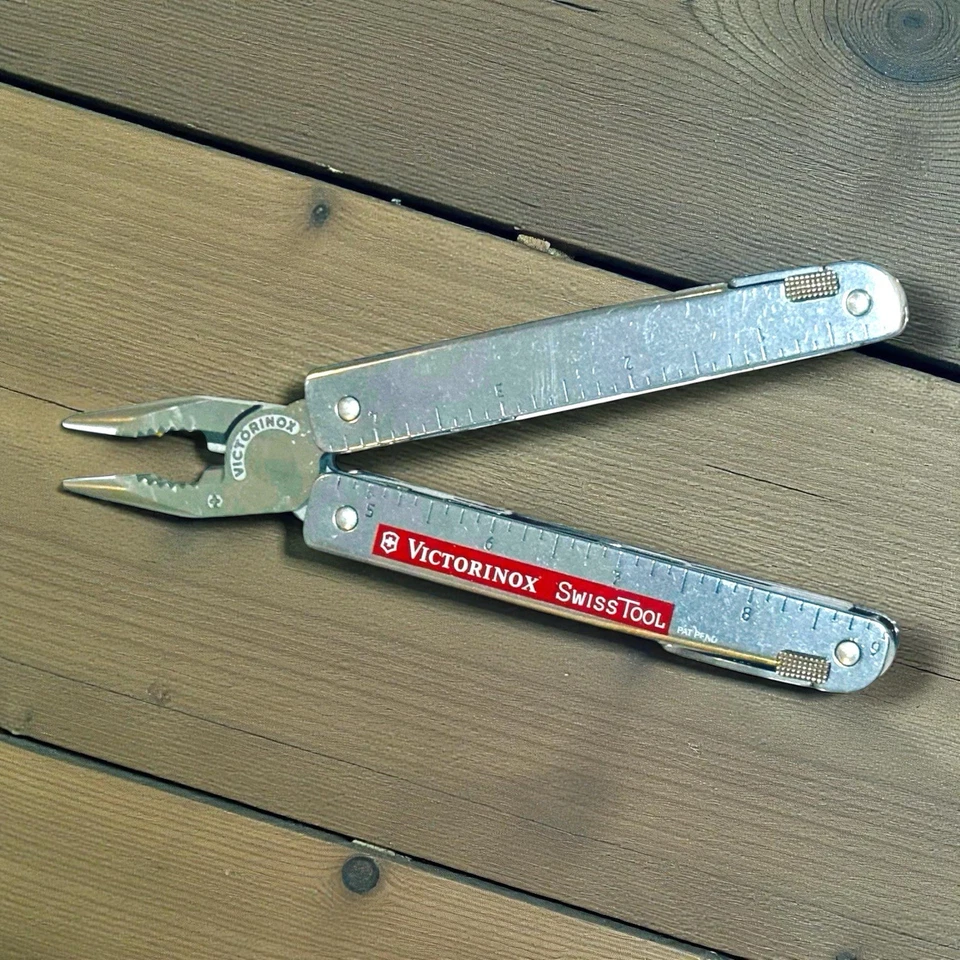 Victorinox SwissTool мульти инструмент из нержавеющей стали винтажный редкая Pat ожидание издание - Изображение 2 из 4