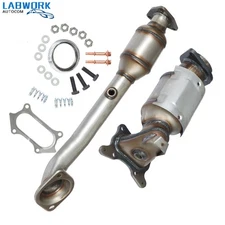 Both Front+Rear Catalytic Converters For Honda For CR-V 2.4L 2010 2011
