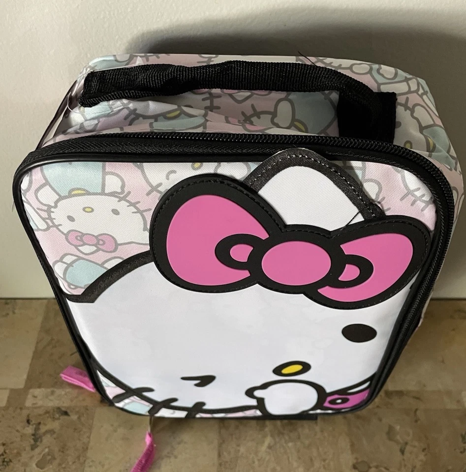 Bolso de almuerzo Hello Kitty rosa NUEVO Foto 2 de 4