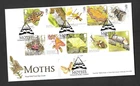GB RM 2026 Moths Set & X1 Moths Stamp 2008 Double F.D.C London P/M Freepost