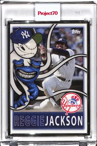 2021 TOPPS PROJECT 70 #246 REGGIE JACKSON GREG CRAOLA SIMKINS SILVER FRAME 51/51