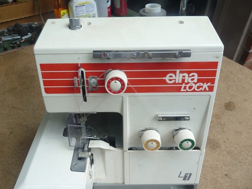 Elna Lock L1 Serger Sewing Machine for Parts or Repair - Untested - (No Pedal) - Picture 2 of 14