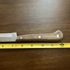 Medallion Slicing Knife Stainless 7" Serrated Wood Handle Full Tang VTG Japan — photo 6