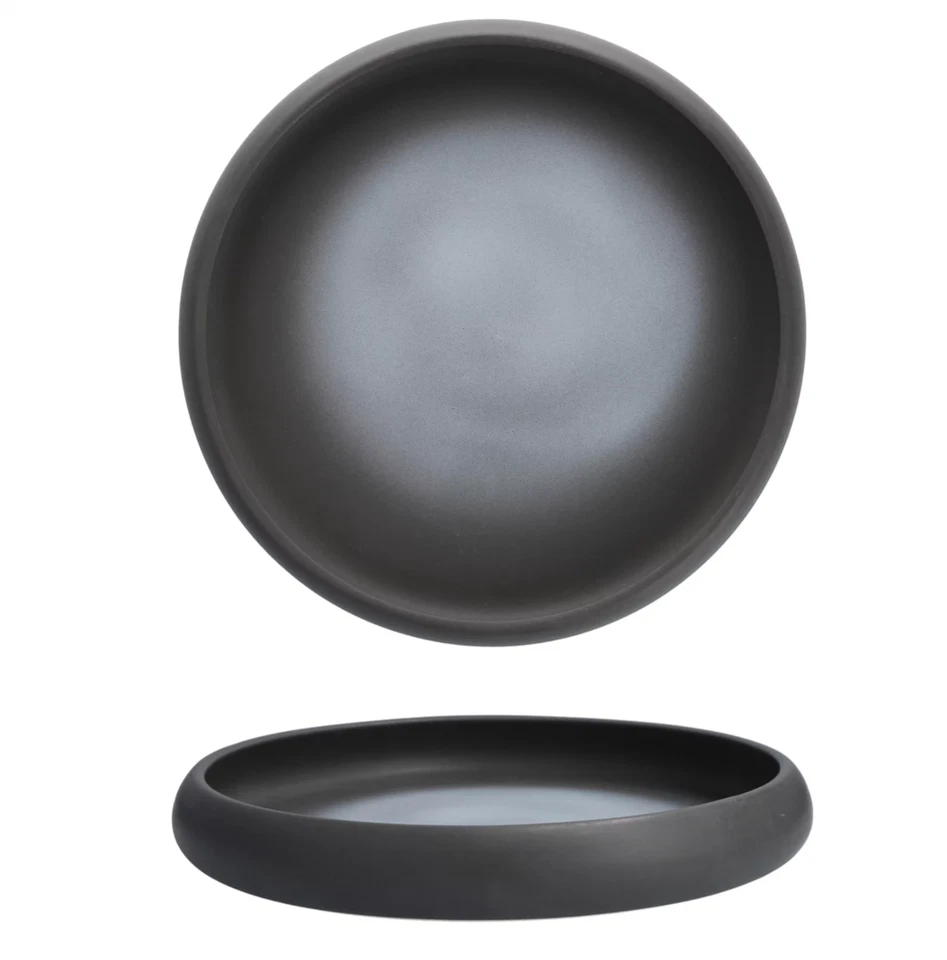 FORTESSA CLOUD TERRE GRIS 11" REDONDO PORCELANA CALABAZA TAZÓN GRANDE NUEVO Foto 2 de 4