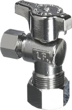 Legend 114-604NL - T595 NL 5/8ODX3/8OD Chrome Stop Valve (8 Count)