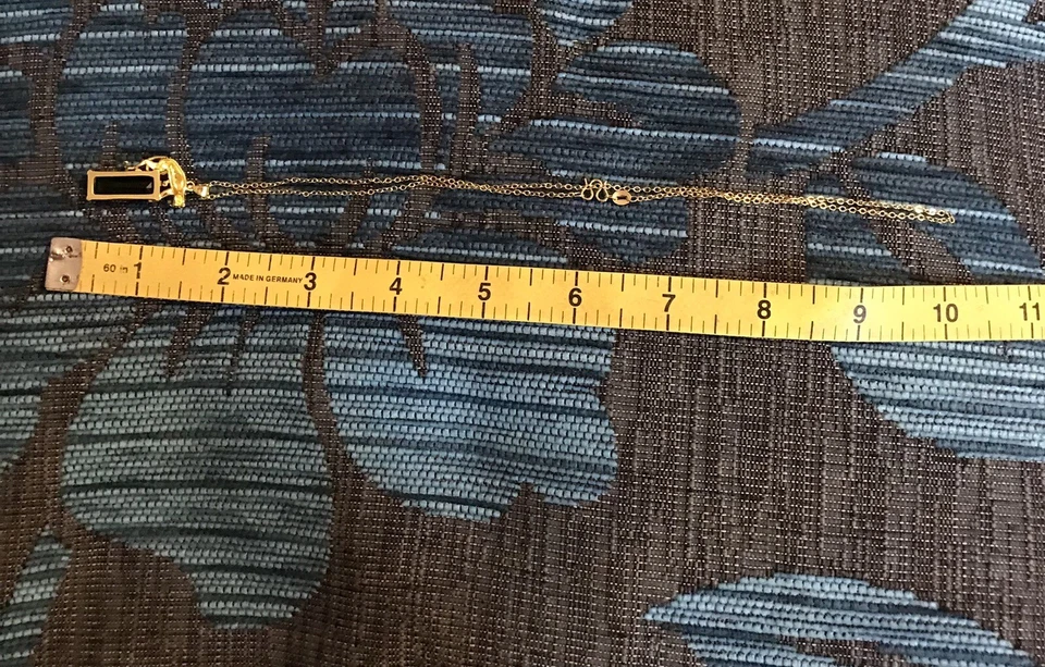 Vintage Style Jewellery Emerald Color gemstone Leopard Necklace 18K Gold Plated - Image 3 of 3