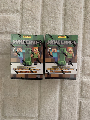 Minecraft Panini Blaster Boxes Factory  Sealed 2025 Lot of 2