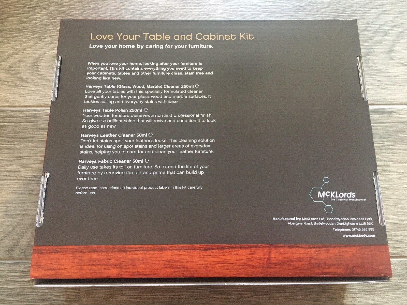 HARVEYS Love Your Table and Kit Care for furniture Leather