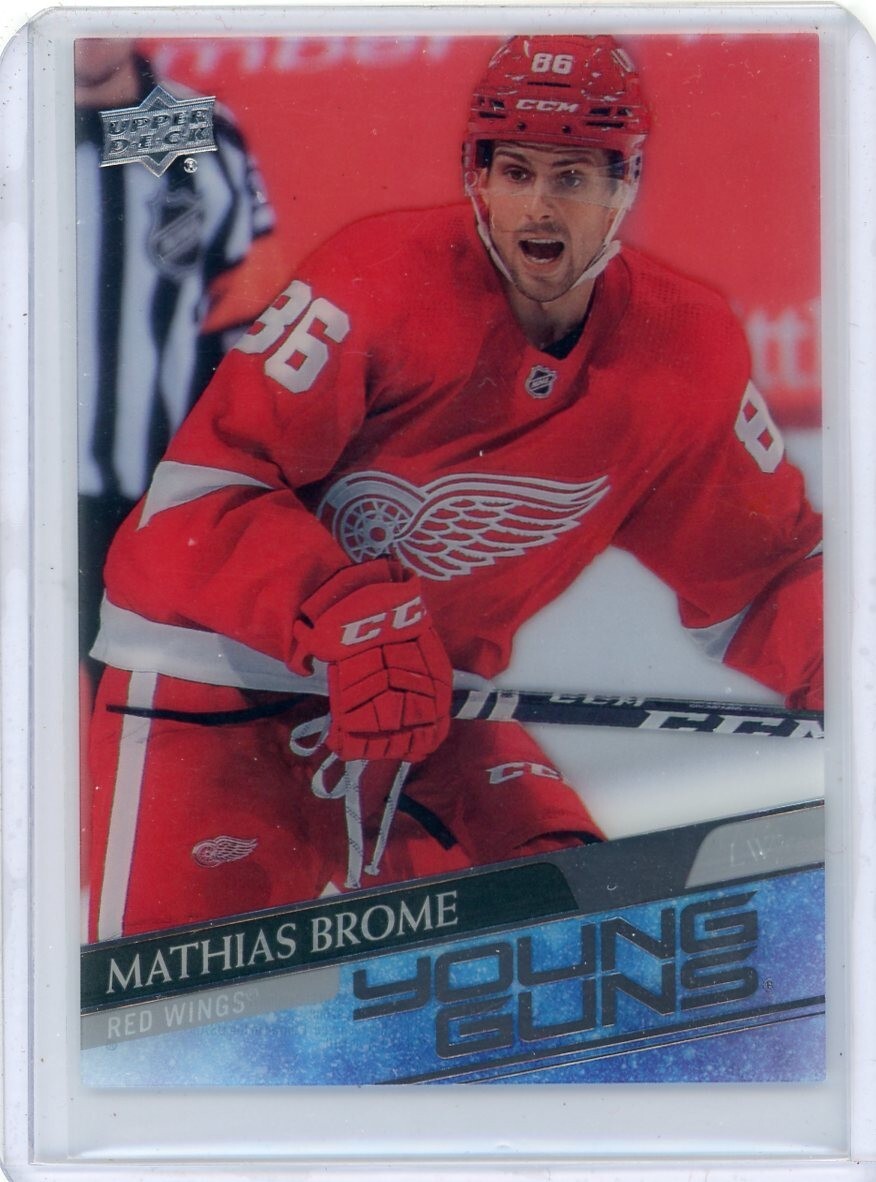 2020-21 Upper Deck Young Guns Clear Cut MATHIAS BROME No. 468!