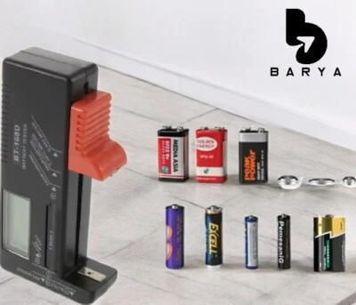 BARYA LCD Universal Batterietester Volt Checker AA AAA C 9V 1,5V LCD-Display-Digital