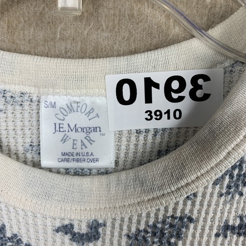 J.E Morgan Womens Top S/M Christmas Pullover Thermal Tunic Holiday Crewneck Long - Picture 5 of 13