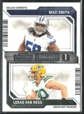 2023 Panini Contenders Lukas Van Ness Mazi Smith ##7 Round 1 Rc