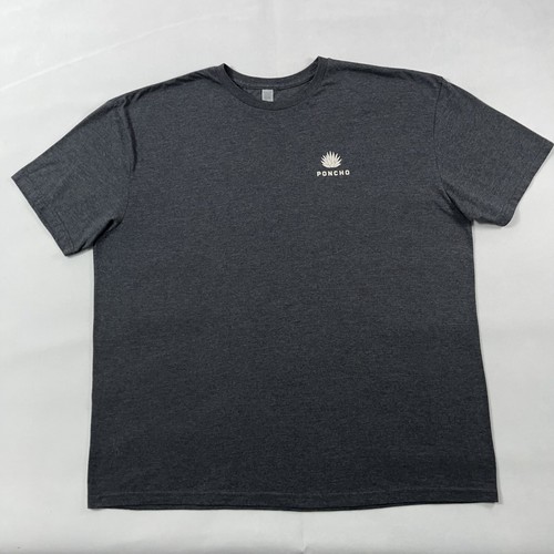 Poncho Outdoors Graphic T Shirt Men 2XL Gray Short Sleeve Hiking Fishing - Picture 3 of 10