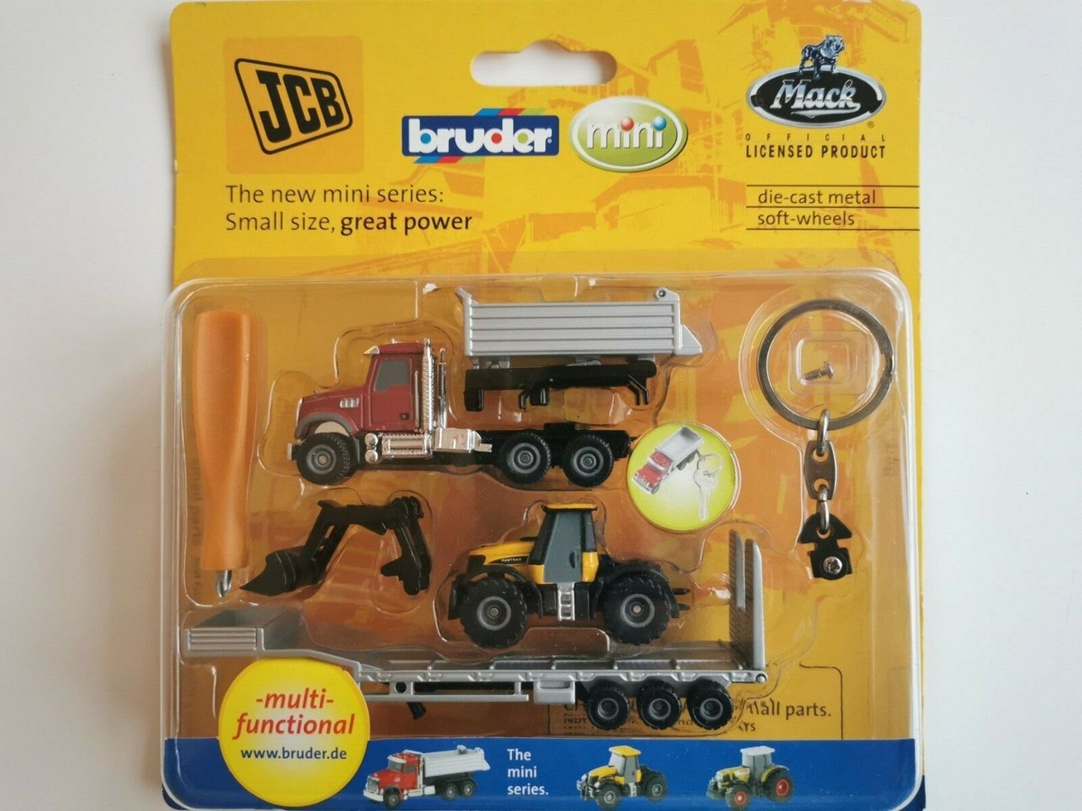 Bruder Minis Rarität Schlüsselanhänger Traktor Bulldozer J Deere