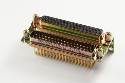 DPB37MN7T2/37FN7T20 Positronic D-Sub Dual Port Connector 1M 1F 2x 37 Pos 2 Row