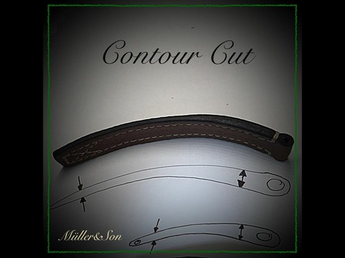 Müller&Sohn echt Horween Leder [zeitgetragen] Uhrenarmband 20 mm braun Faltbar - Bild 13 von 14