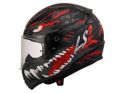 163533532XL - Helmet FF353 Rapid II Kaiju B/R/W Size XL Approval  